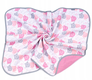 Prikrývka, prehozy na posteľ - Lullalove Detská vlna čierna Merynos 100x90