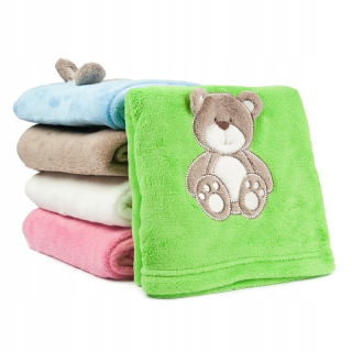 Prikrývka, prehozy na posteľ - Pepi zimná prikrývka 75x100 Waffel Bear