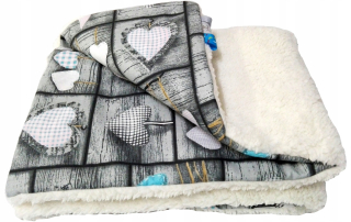Prikrývka, prehozy na posteľ - Zimná prikrývka 200 g 75/50 cm Furp Heat.