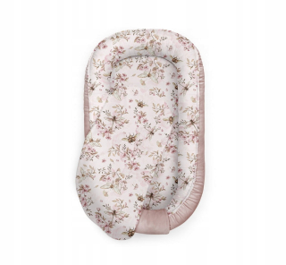 Hniezdo pre bábätko - Cocoon Cherry Light Sephia Rose Babysitps