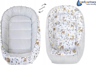Hniezdo pre bábätko - Baby cocoon Nest Swaddle set 90x55 cm