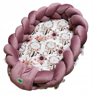 Hniezdo pre bábätko - Cocoon vankúšová prikrývka Premium Set Deer 4 El.