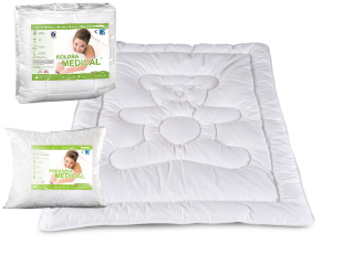Detský paplón a vankúš - Medical Koładra 120x160 + vankúš 50x60 set