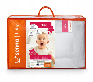 Detský paplón a vankúš - Senna Baby Fun 90 x 120 cm prikrývka s vankúšom