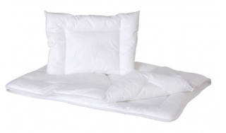 Detský paplón a vankúš - Quiltr + anti -allergický vankúš pre posteľ