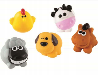 Kolegovia s gumovými FARM TOYS vaničkou Smile