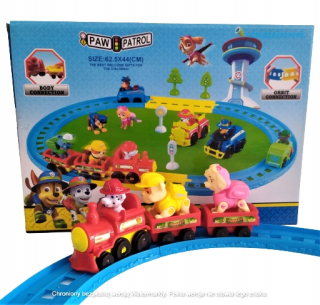 Paw Patrol - Elektrické fronty PSI hliadky vlak figúrky