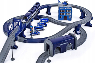 Vlak trať elektrický vlak autíčka VRTUĽNÍK 4