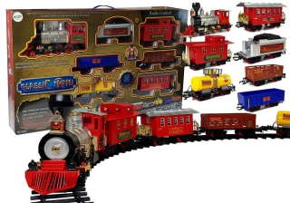 LOCOMOTIVE vlakoch TRACK 650 CM BATÉRIE