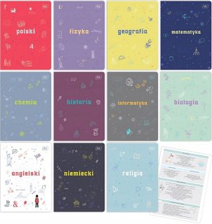 Sada 11 tematických notebookov s stiahnutím A5/60K.