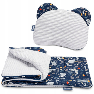 Perinky do kočíka - 2in1 Trolley Set - vankúšik s prikrývkou vankúš