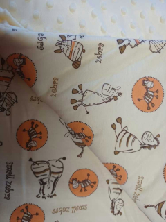 Perinky do kočíka - Sada pre vankúš na vankúš Minky žltá