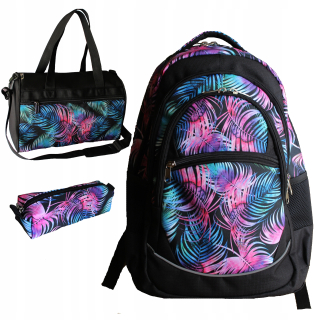 Školská taška - batoh, set, zostava - Set School Batchpack Set Poľské Poľsko