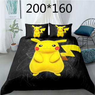 Pokémon - Sada lôžkoviny Pokemon Pikacz 160x200cm