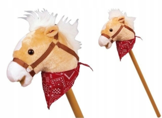 Kôň na cválajícím palicu s zvukmi pony