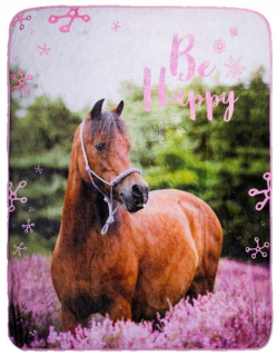 Prikrývka, prehozy na posteľ - Mustang Horse prikrývka prikrývka Soft 120x150 cm