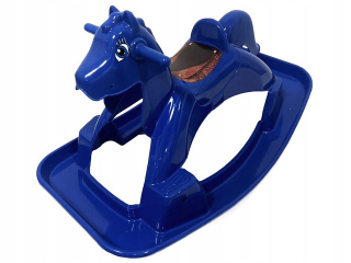 Hojdací kôň rocker modrý kôň