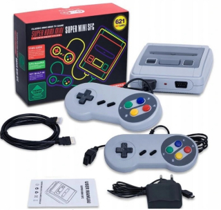 GAME CONSOLE TELEVÍZNA MINI 8bit 620GIER SFC