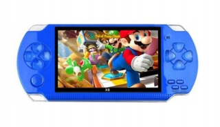 KONZOLY X6 8GB MP3 MP4 MP5 Game Víla BLUE