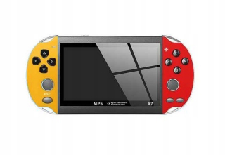 Konzola X7 8GB MP5 MP4 MP3 Grybajki Yellow-Red