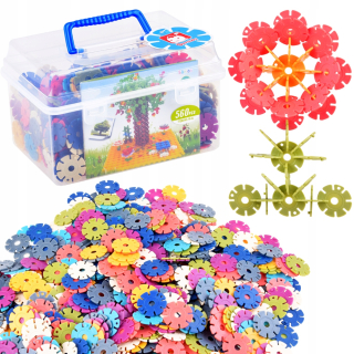 Stavebnica - CONSTRUCTION Blocks 560 kreatívne prvky ZA1253