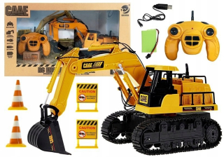 Diaľkové ovládané rýpadlo R / C 1:22 Na batériách