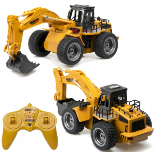 EXCAVATOR RC diaľkovým ovládaním v PILOT HIGH 01:18
