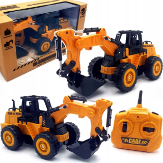 Bager riadený na diaľkové ovládanie hračka 2,4 GHz R / C