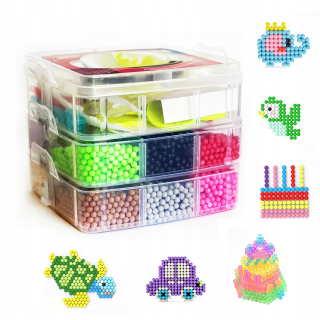 Voda korálky Kuferek XL Šablóny Šablóny 10000pcs