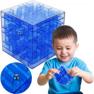 3D labyrintová kocka puzzle arkádová hra