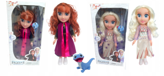 Frozen Elsa - ĽADOVÝ POZEMOK 2 MRAZENÉ VEĽKÉ BÁBIKY ELSA A ANNA SPIEVA