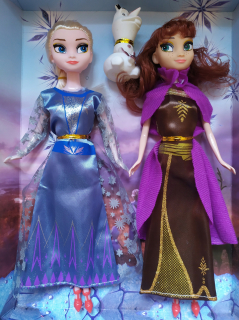 Frozen Elsa - Land of ice Doll Elza a Anna Frozen Spievajúci Sound