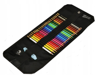 PonenLuz 24kol Watercolor ceruzky ceruzky. KOH 37224C CASE