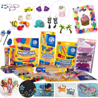Paint ceruzky Modelina Creative Set Astra 14cz