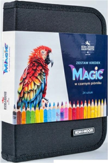 Magické ceruzky 24kol kh v prípade čiernej ceruzky