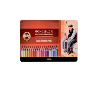PENCILS MONDELUZ 36 FARIEB KOVOVÉ BALENIE