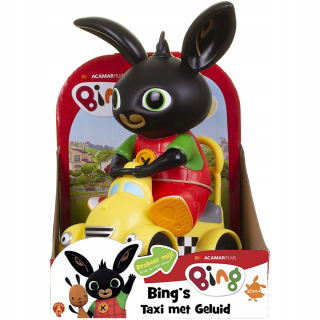 Zajačik Bing - Králičie bing figurín žltý taxík automatický zvuk