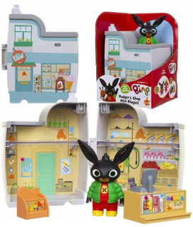 Zajačik Bing - Bing Bing v obchode Poly Kit Cottage + Figurine