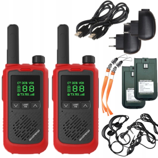 Krátkovlnné Walkie Talkie Baofeng T17 zápätie Toki