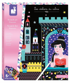 Umelecký set PRINCESSES stieracia hra JANOD