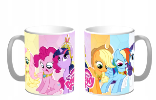 Postavička - Hrnček My Little Pony Ponies Ponies + názov kartón