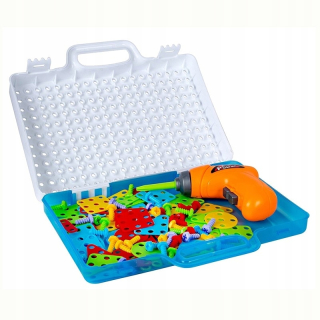 KX7838 nastaviť didaktické hračky Puzzle + skrutkovač
