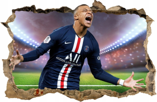 Samolepky do detskej izby - Nálepka Kylian Mbappe 120x78 #89