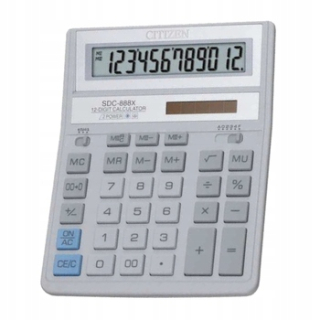 Kancelársky kalkulátor CITIZEN SDC-888XWH 12-miestne