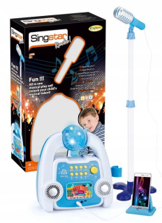 Karaoke Mikrofón Tripod reproduktor Self-Self Mp3