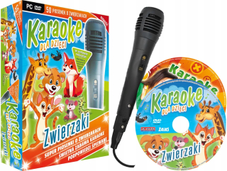 Karaoke pre deti domáce zvieratá, mikrofón + zadarmo