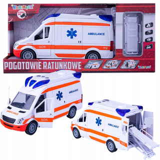 Ambulancia zdravotníckej záchrannej sirény svetiel