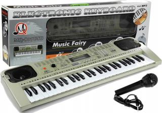 Klávesnica MQ807 Piano orgány + USB mikrofón