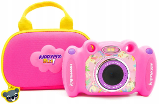 Kiddypix Pink Digitálny fotoaparát pre deti Game Case
