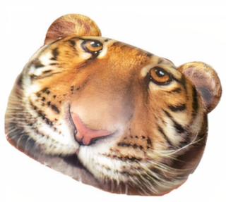 Kikkerland Stres Ball Tiger 8 x 7 cm polyuretán